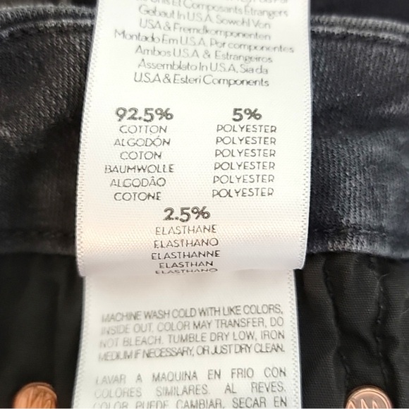 MOTHER “The Looker” Skinny Jeans in Dancing in the Dark Wash Size 25— faded - Picture 13 of 14